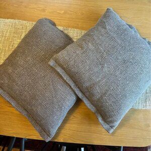 Pottery Barn Fold Over Linen Pillows